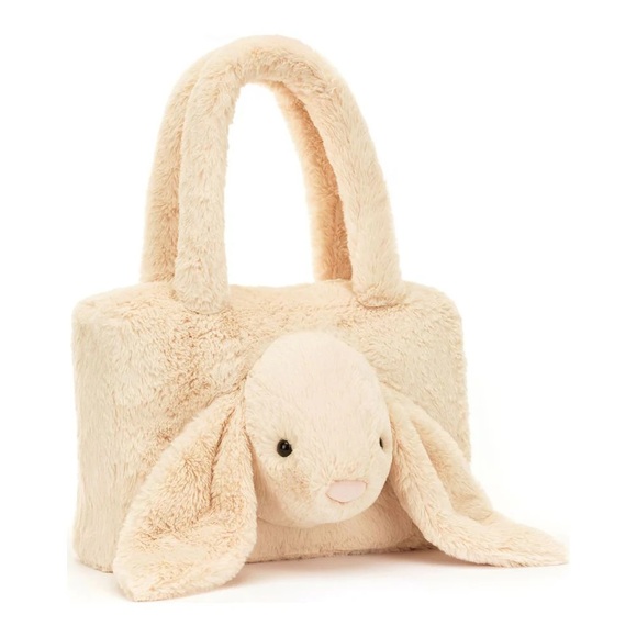 Jellycat NWT Smudge Rabbit Tote Bag Authentic - Picture 13 of 14